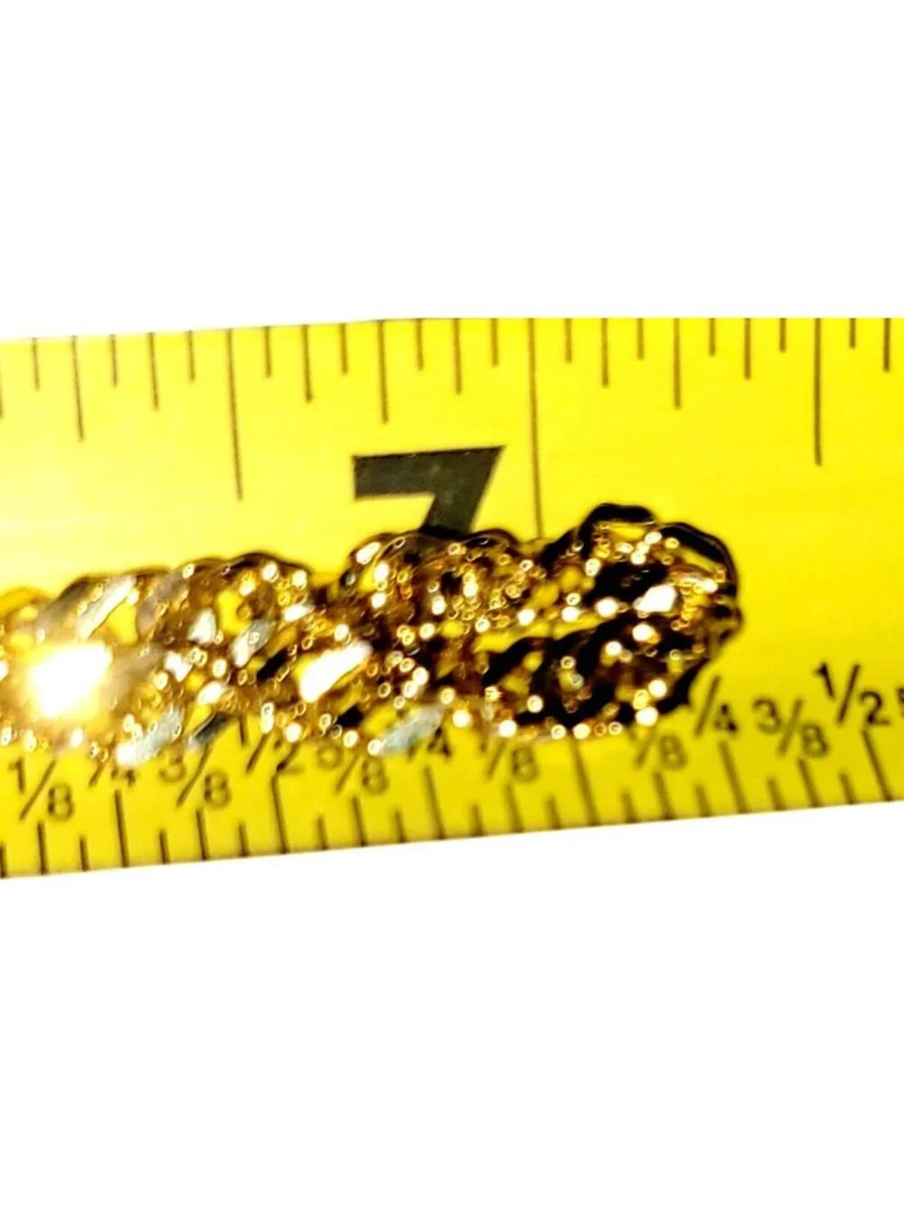 Vintage 14k Gold Over Sterling Silver Twist Link Chain Marked 925 14.5 Inches